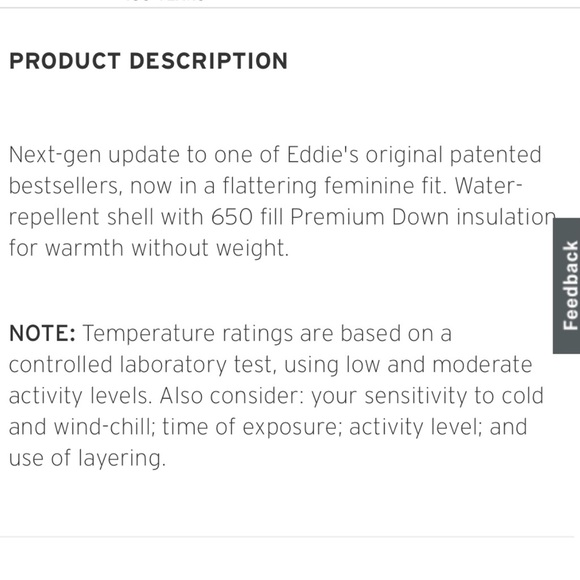 Eddie Bauer Yukon Down Jacket - Picture 4 of 16